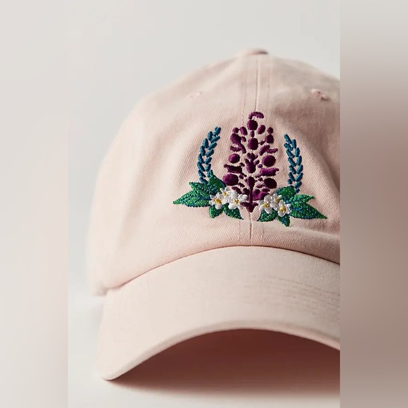 NWT FREE PEOPLE Court & Club Baseball Cap | Ballet Slipper MSRP $30 - Picture 3 of 7